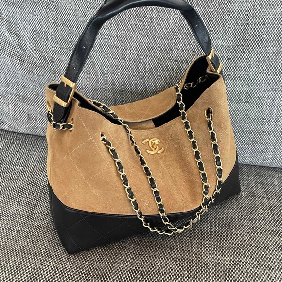 CHANEL | Bags | Chanel Tote Shoulder Shopper Bag | Poshmark - Picture 2 of 9